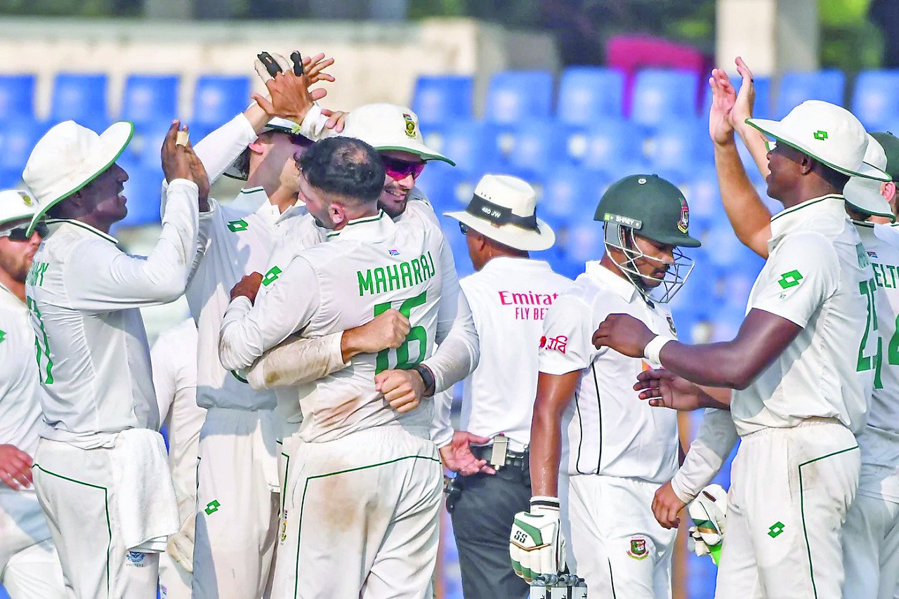 keshav maharaj finished with 5 for 59 photo afp