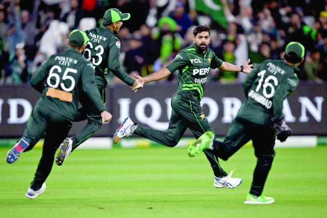 haris rauf burst through australia s middle order photo cricket australia file haris rauf burst through australia s middle order photo cricket australia file