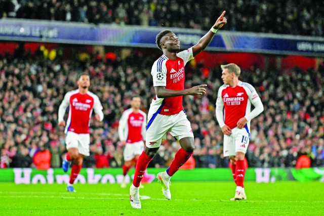 saka brace sinks monaco as arsenal eye ucl last 16 saka brace sinks monaco as arsenal eye ucl last 16