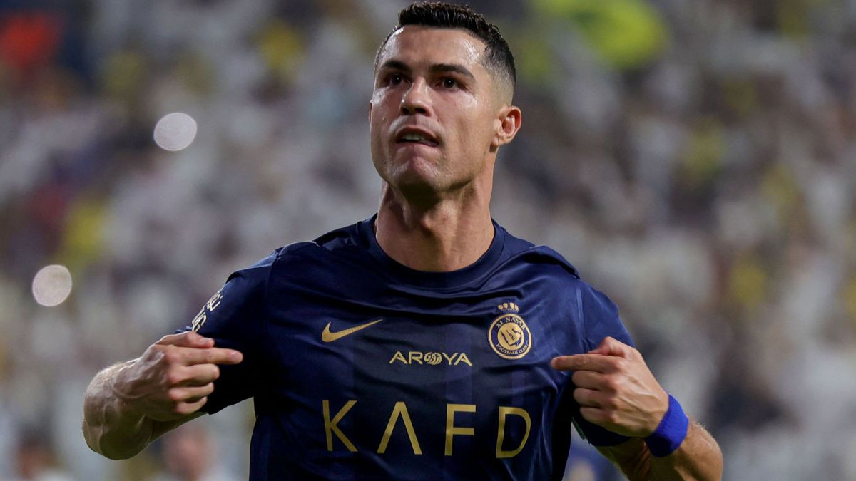 record breaking cristiano ronaldo has 42 goals and 23 assists this season for al nasr photo afp