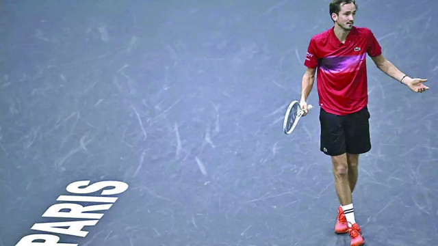 medvedev loses to popyrin at paris masters medvedev loses to popyrin at paris masters