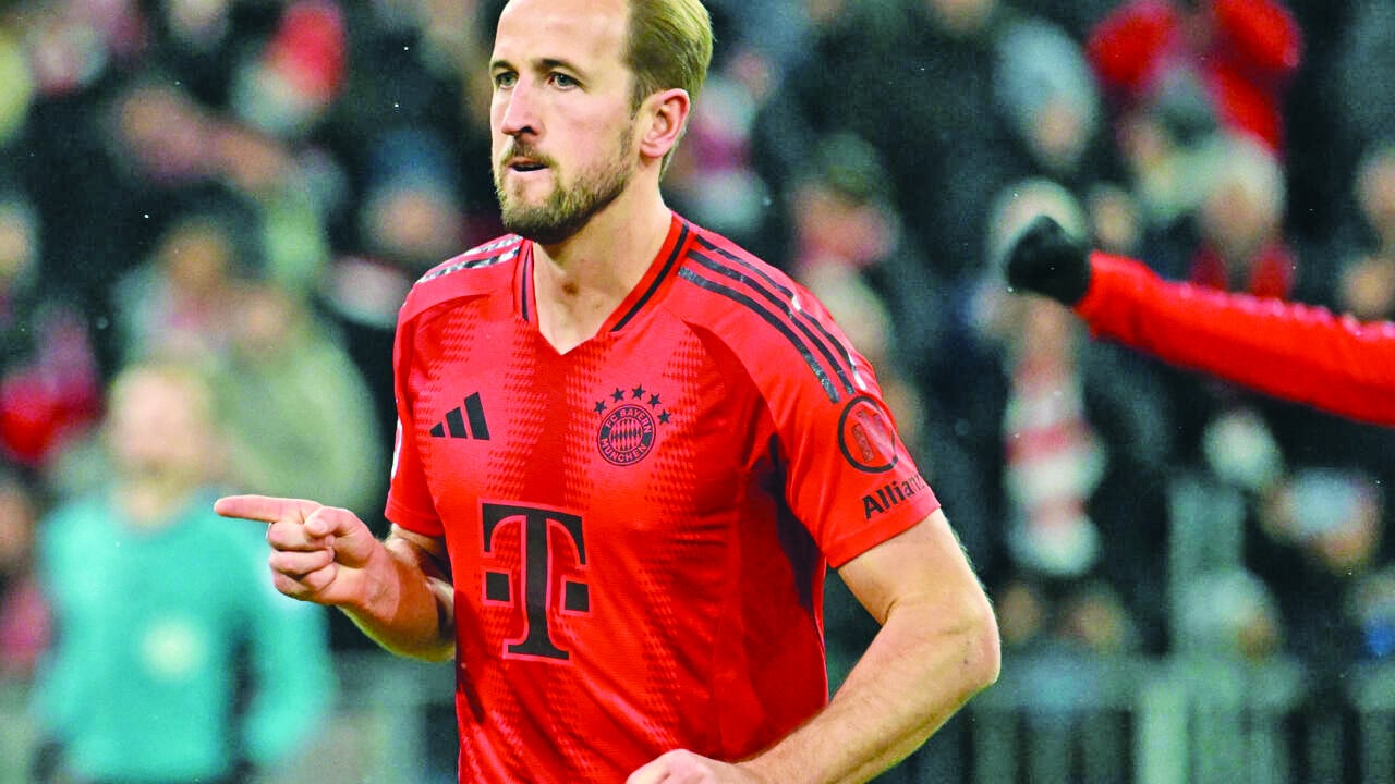 bayern munich forward harry kane became the fastest to score 50 goals in league history on friday doing so in 43 games photo afp