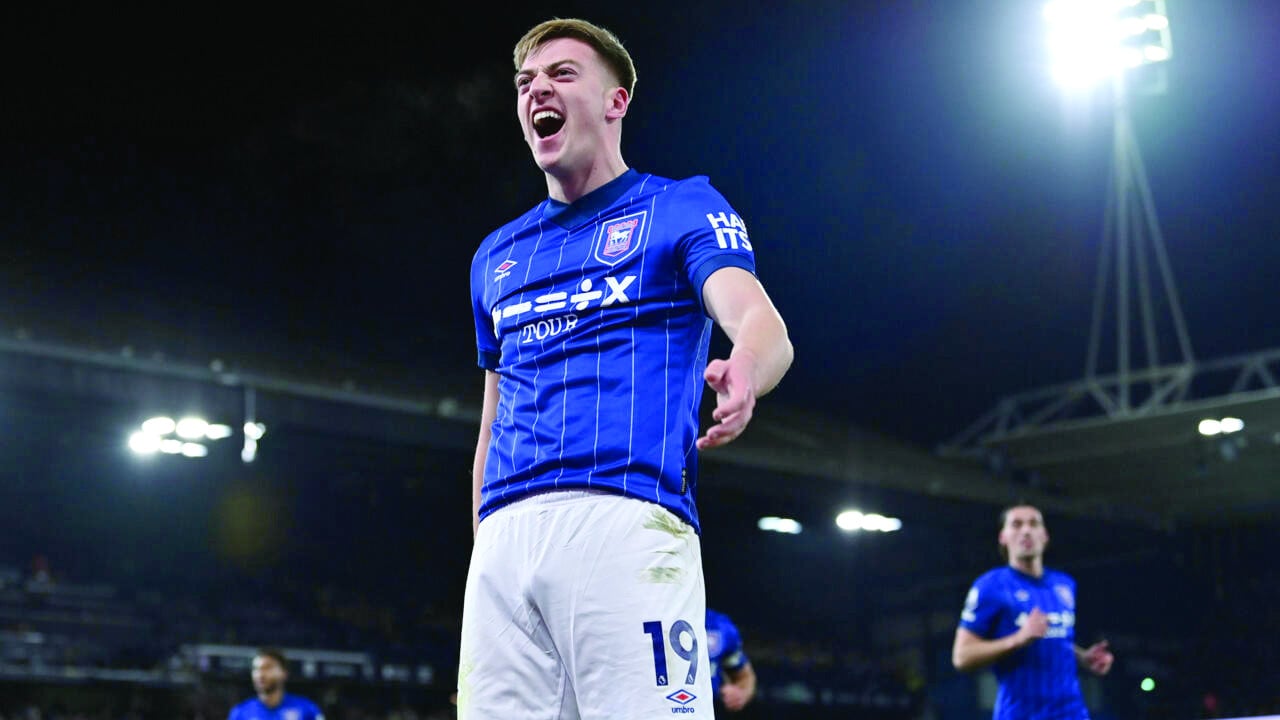 ipswich s liam delap celebrates scoring against chelsea photo afp