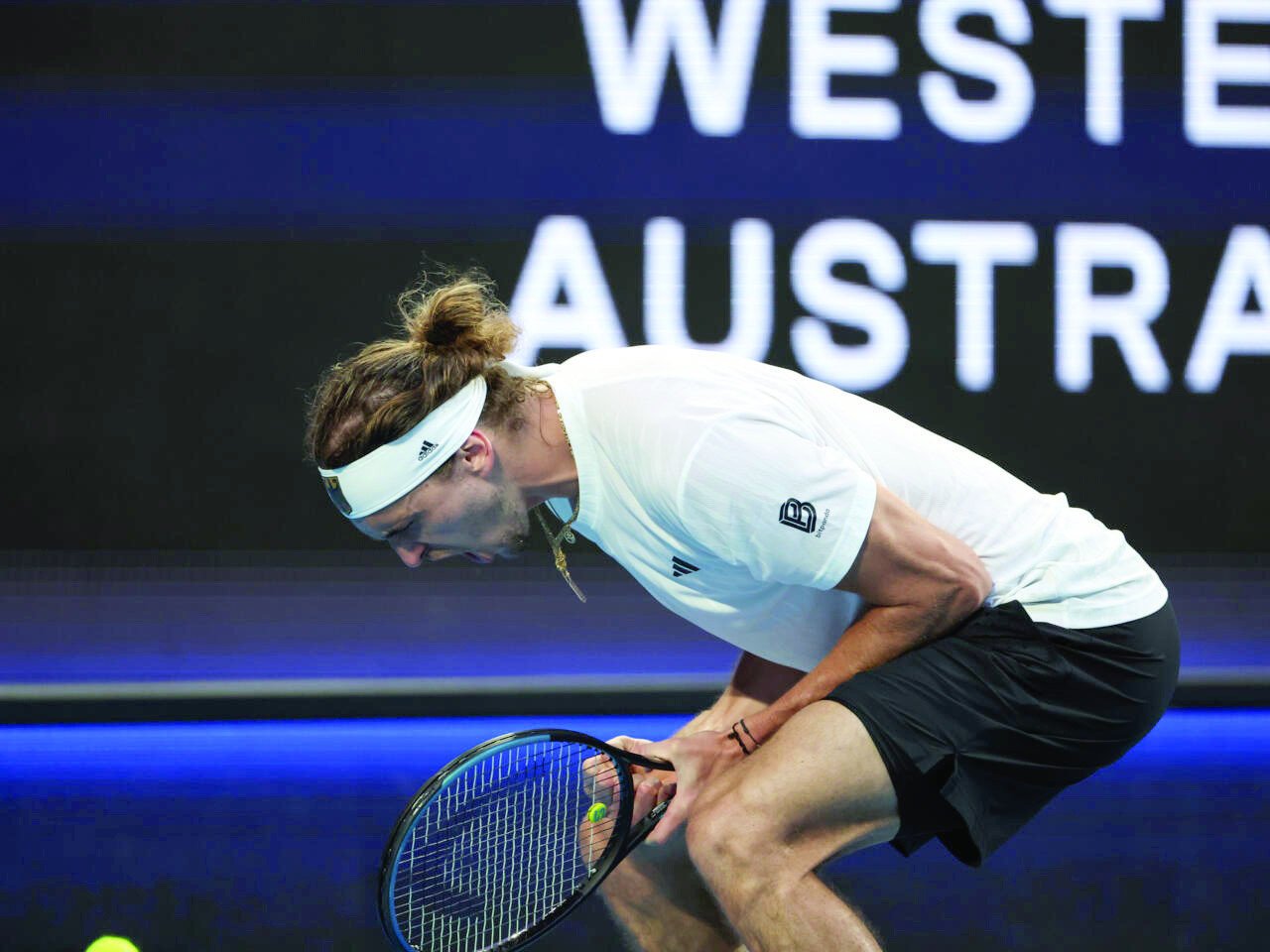 world number two alexander zverev pulled out of the united cup with a bicep injury photo afp