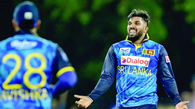 wanindu hasaranga rattled new zealand in dambulla photo afp wanindu hasaranga rattled new zealand in dambulla photo afp