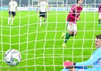 hungary s dominik szoboszlai ensured germany ended their nations league group stage campaign with a 1 1 draw photo afp