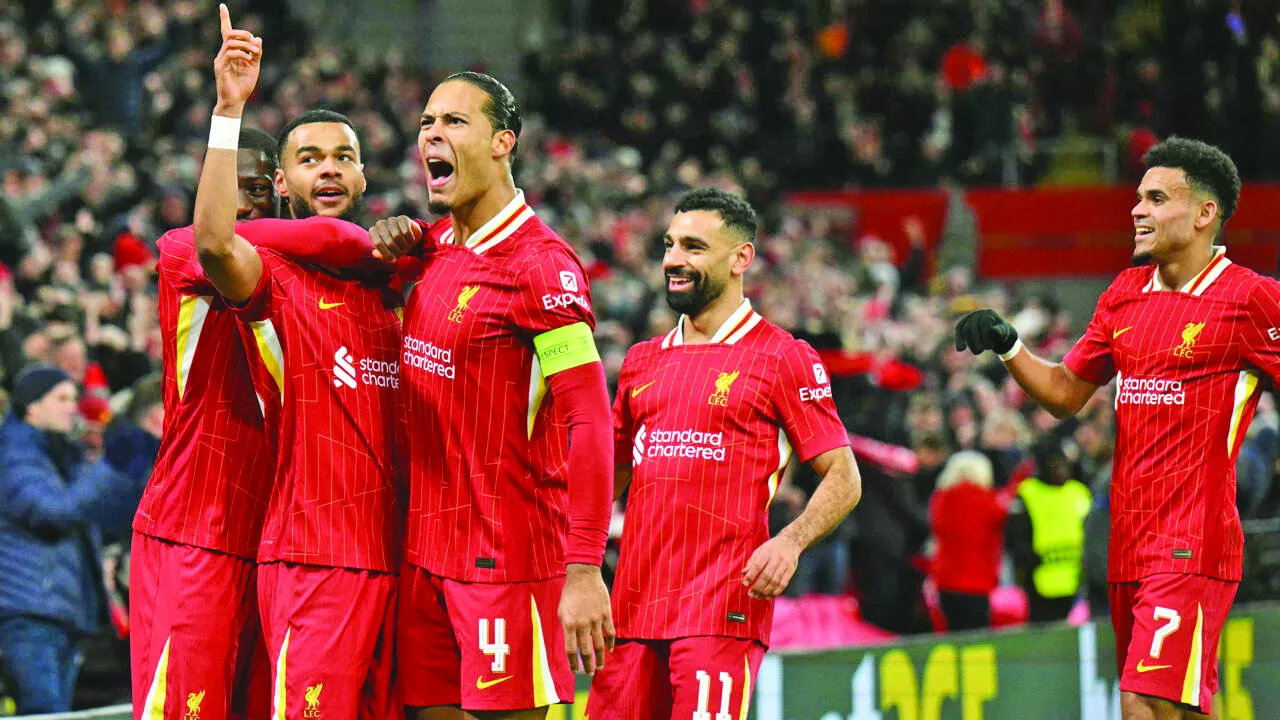 liverpool beat real madrid to make it five wins from five in the champions league photo afp liverpool beat real madrid to make it five wins from five in the champions league photo afp