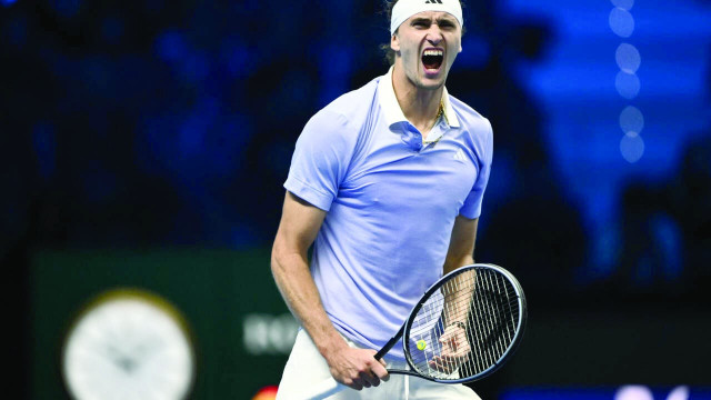 alexander zverev celebrates after beating andrey rublev photo afp alexander zverev celebrates after beating andrey rublev photo afp