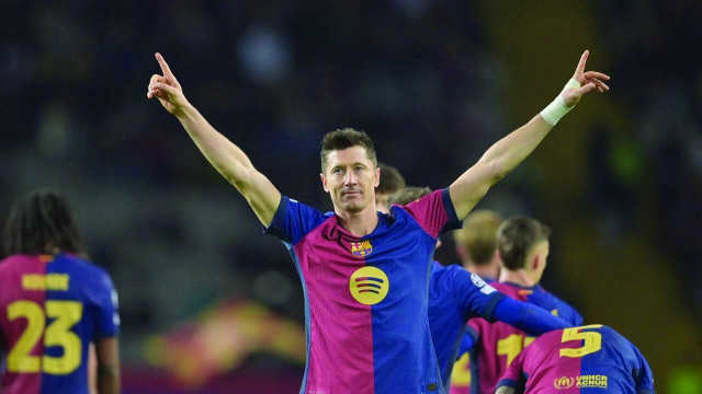 barcelona s polish forward robert lewandowski has been red hot this season for his club photo afp barcelona s polish forward robert lewandowski has been red hot this season for his club photo afp