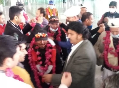 nepalese k2 climbers welcomed in islamabad nepalese k2 climbers welcomed in islamabad