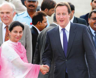 david cameron talks tough on pakistan