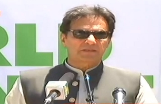prime minister imran khan addressing a gathering in haripur on may 27 2021 screengrab