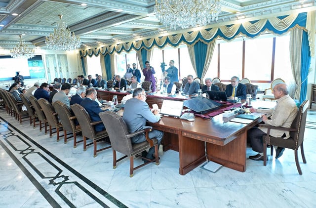 prime minister shehbaz sharif chairing a high level meeting on enhancing relations with central asian states particularly azerbaijan on thursday june 27 2024 photo pid