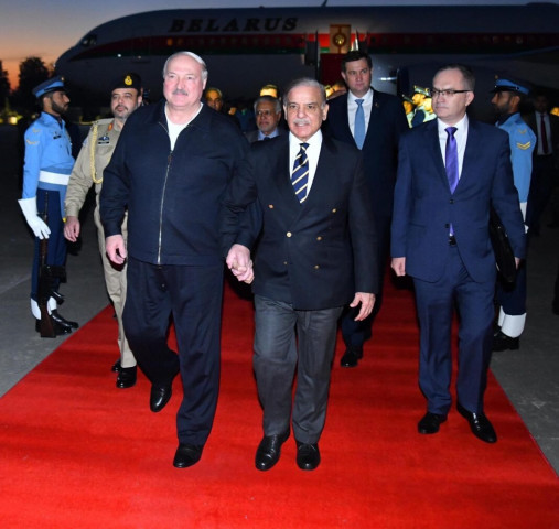 belarusian president arrives in pakistan on three day official visit belarusian president arrives in pakistan on three day official visit