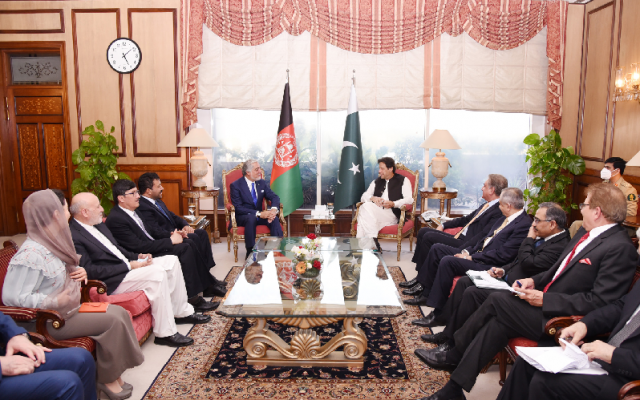 dr abdullah abdullah held wide ranging talks with prime minister imran khan on tuesday photo pid dr abdullah abdullah held wide ranging talks with prime minister imran khan on tuesday photo pid