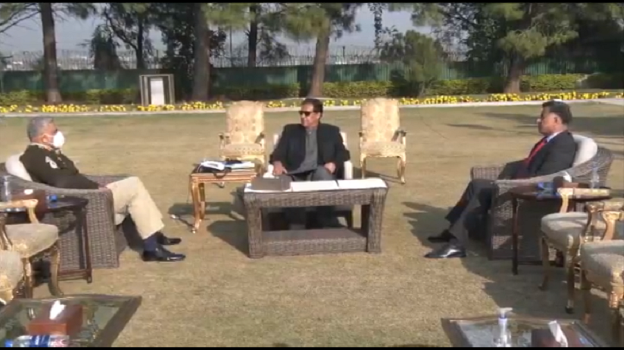 army chief general qamar javed bajwa called on prime minister imran khan in islamabad screengrab