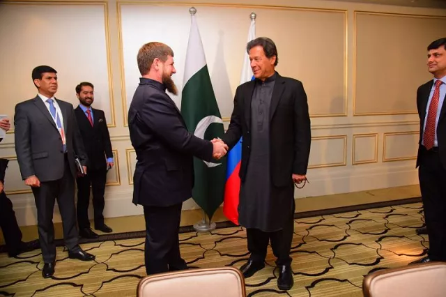 head of the chechen republic ramzan kadyrov called on prime minister imran khan in moscow photo app file head of the chechen republic ramzan kadyrov called on prime minister imran khan in moscow photo app file