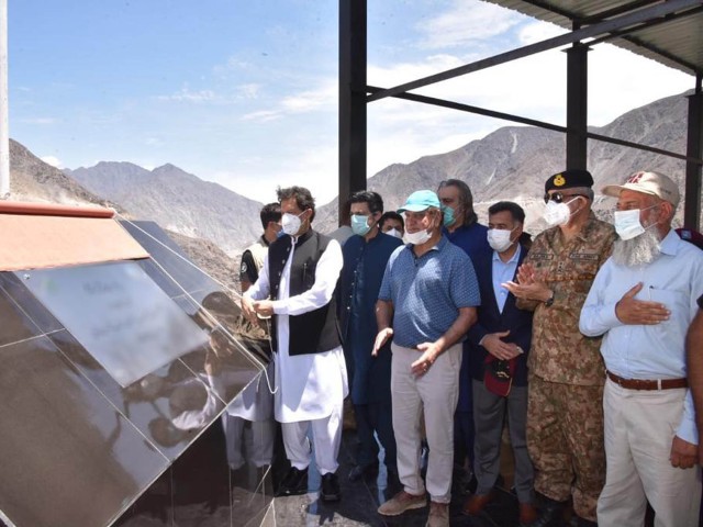 a view of the diamer bhasha dam photo courtesy cpec chairman lieutenant general retd asim saleem bajwa twitter