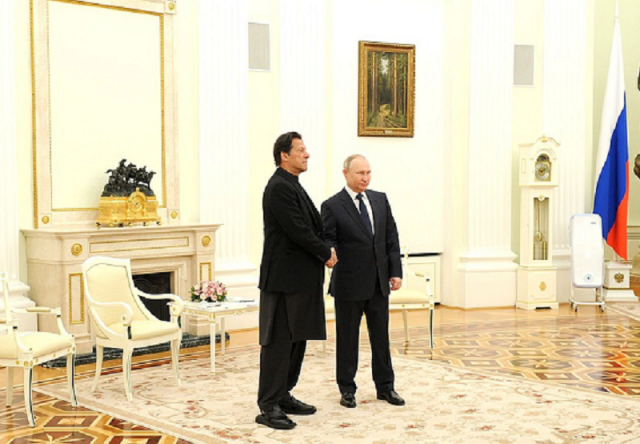 prime minister imran khan and president vladimir putin held a meeting in moscow photo twitter mfa russia prime minister imran khan and president vladimir putin held a meeting in moscow photo twitter mfa russia
