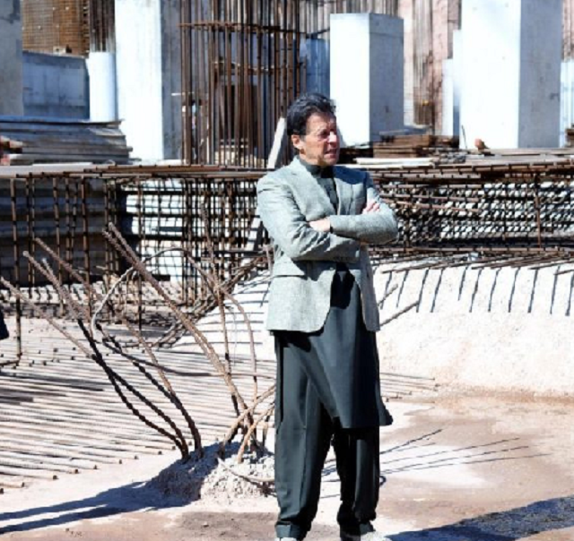 prime minister imran khan reviewing the progress of the ongoing project in islamabad photo app