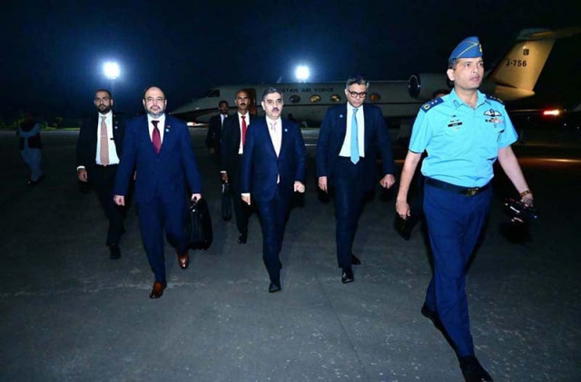 after concluding his visit to china caretaker prime minister anwaarul haq kakar arrives in islamabad october 20 photo app after concluding his visit to china caretaker prime minister anwaarul haq kakar arrives in islamabad october 20 photo app
