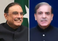 president asif ali zardari and prime minister shehbaz sharif photo file