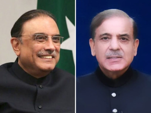 president asif ali zardari and prime minister shehbaz sharif photo file president asif ali zardari and prime minister shehbaz sharif photo file