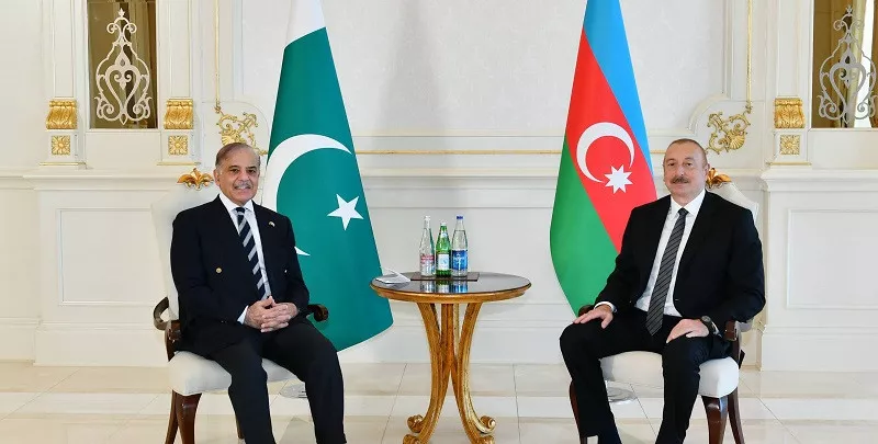 president of azerbaijan ilham aliyev held one on one meeting with prime minister of pakistan muhammad shehbaz sharif photo app president of azerbaijan ilham aliyev held one on one meeting with prime minister of pakistan muhammad shehbaz sharif photo app