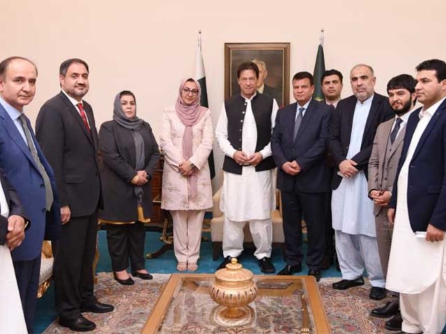 prime minister imran khan remarked that pakistan and afghanistan have untapped economic synergies and complementarities which can only be realised through cooperation in the economic and trade sphere photo courtesy radio pakistan