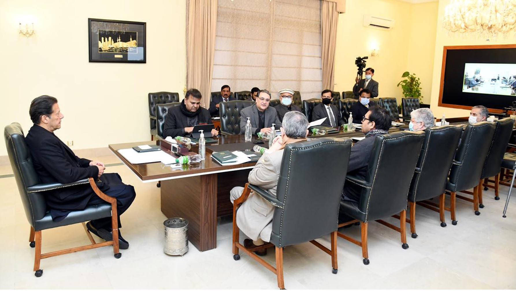 pm imran chairs meeting on ravi urban development and central business district projects in islamabad on jan 06 2022 photo app