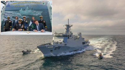 watch state of the art warship tabuk inducted into pakistan navy fleet