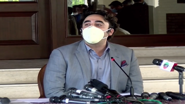 ppp chairman bilawal bhutto zardari addresses media in islamabad screengrab