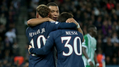 messi mbappe double up as psg hit seven
