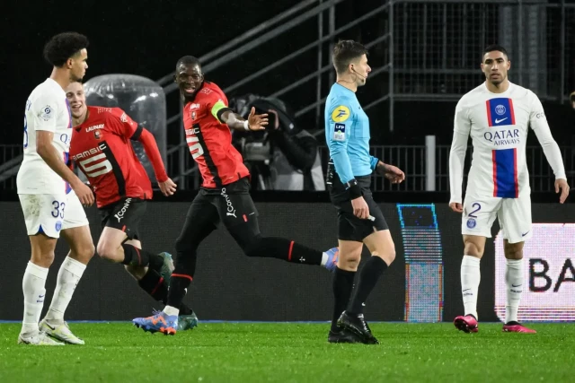 mbappe back but psg beaten by rennes