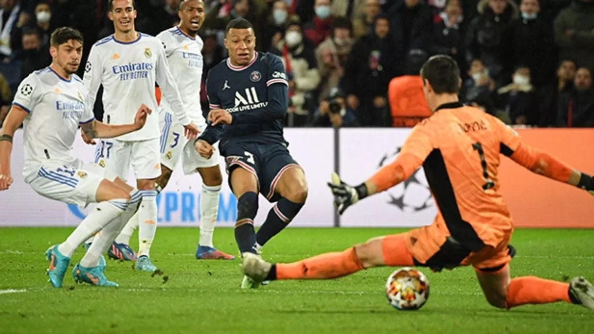 mbappe strikes to give psg edge over real madrid mbappe strikes to give psg edge over real madrid