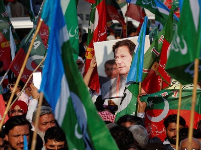 PTI, others parties hold protest against election rigging — Reuters