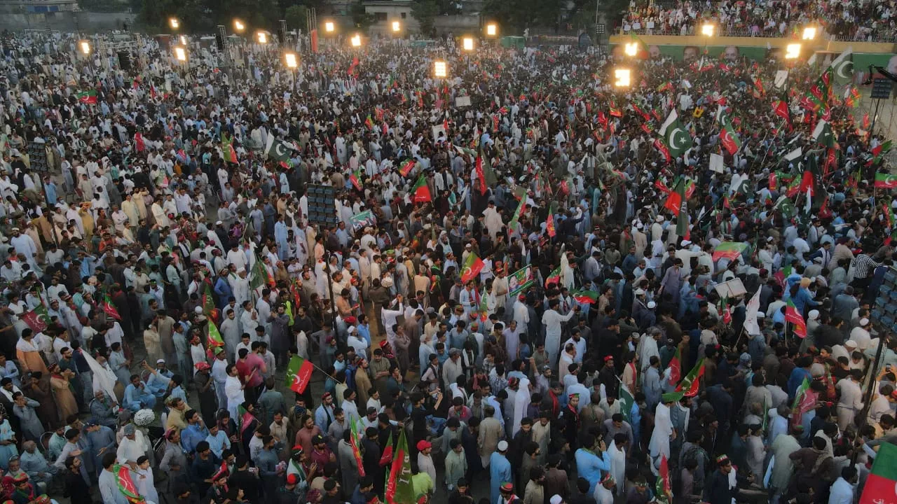 pti rally in attock screengrab pti rally in attock screengrab