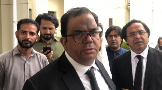 pakistan tehreek e insaf s pti counsel faisal chaudhry speaks to the media at the supreme court sc photo express pakistan tehreek e insaf s pti counsel faisal chaudhry speaks to the media at the supreme court sc photo express