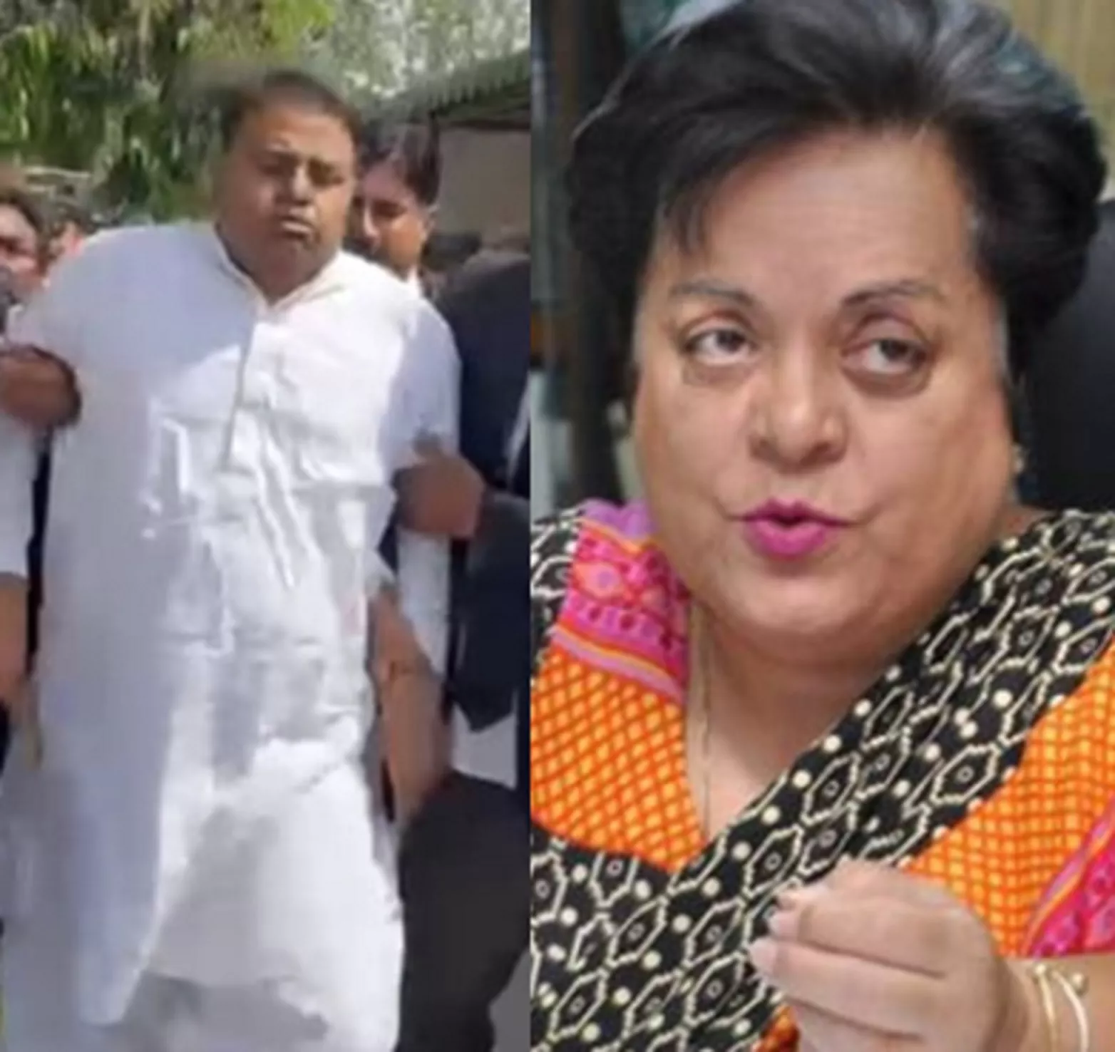 pti leaders fawad chaudhry l and shireen mazari r photo file pti leaders fawad chaudhry l and shireen mazari r photo file