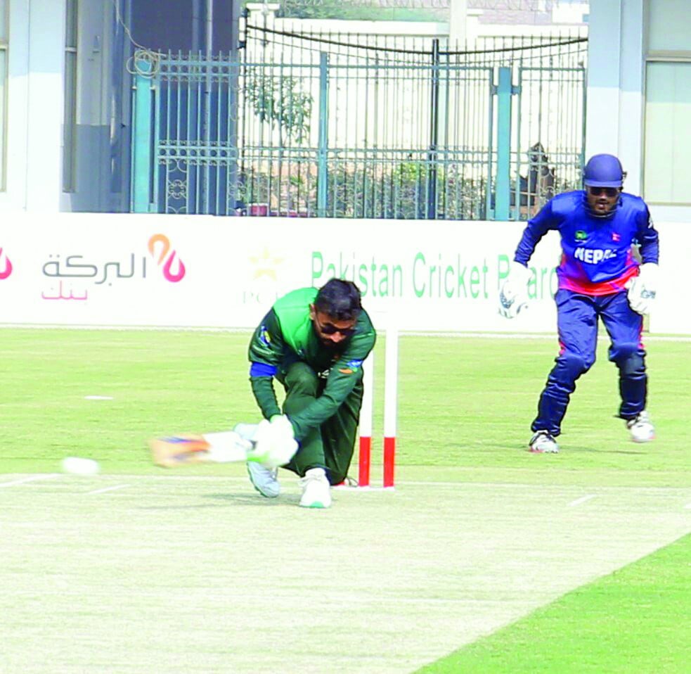 a view of the pakistan nepal semifinal in multan during the blind t20 world cup on december 1 2024 photo app