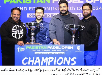 farhan rehman win pakistan padel open title