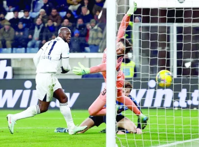 lukaku fires napoli six points clear at atalanta