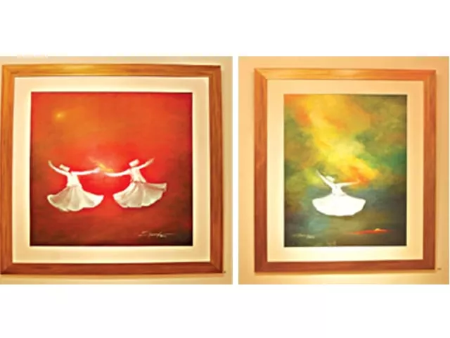 shafique gives new meaning to rumi s teachings through his paintings shafique gives new meaning to rumi s teachings through his paintings