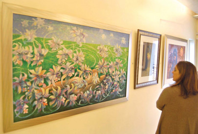 a water colour display of emotion and nature