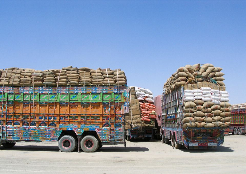 trucks loaded with supplies wait to cross into afghanistan at the friendship gate crossing point in the pakistan afghanistan border town of chaman photo reuters file