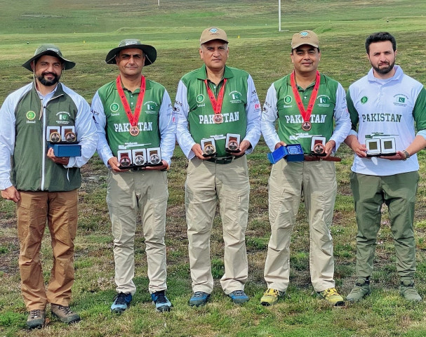 pak rifle shooting team honoured pak rifle shooting team honoured