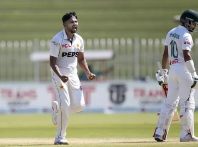 shahzad s six wicket haul gives pakistan 21 run lead over bangladesh