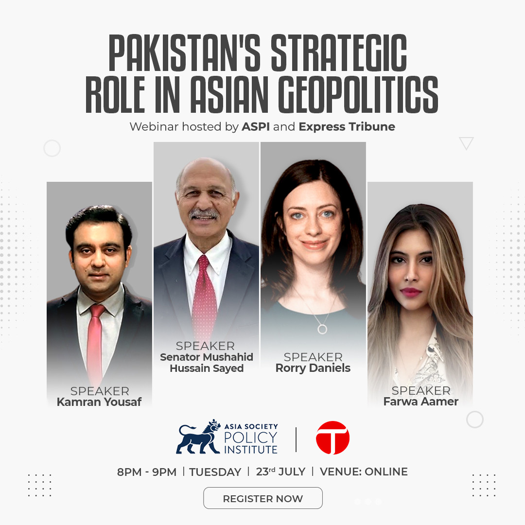 Webinar on Asian Geopolitics: What is Pakistan's strategic role?