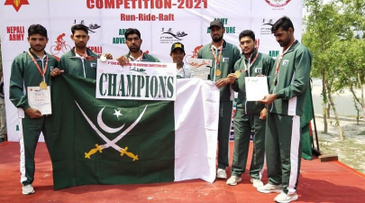 pakistan army wins gold in international adventure competition in nepal pakistan army wins gold in international adventure competition in nepal