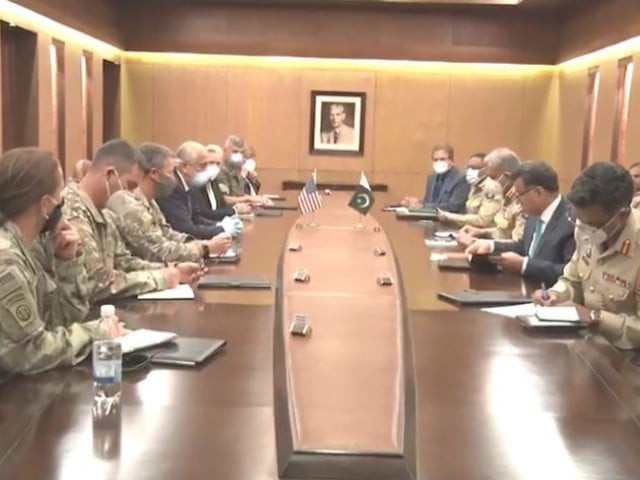 the visiting dignitaries appreciated the positive role being played by pakistan for afghan peace process screengrab the visiting dignitaries appreciated the positive role being played by pakistan for afghan peace process screengrab